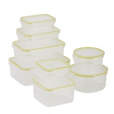 Honey Can Do Snap Tab 142 Oz. 8 Container Food Storage Set HCD2292